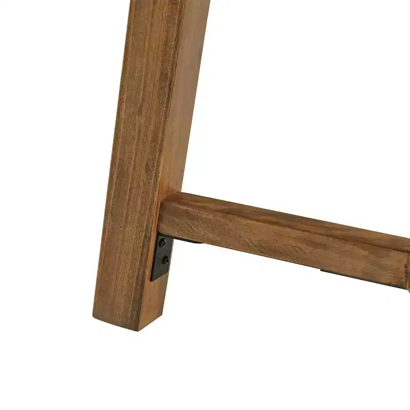 Tavolino rotondo o comodino da 50 cm Newbury Collection, tavolino d'appoggio rustico in legno massello, finitura noce pecan