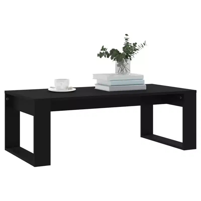 Tavolino da Salotto Moderno Medio in Legno Composito Bianco