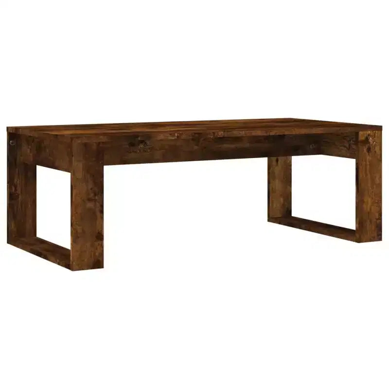Tavolino da Salotto Moderno Medio in Legno Composito Bianco