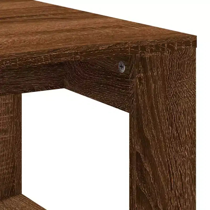 Tavolino da Salotto Moderno Medio in Legno Composito Bianco