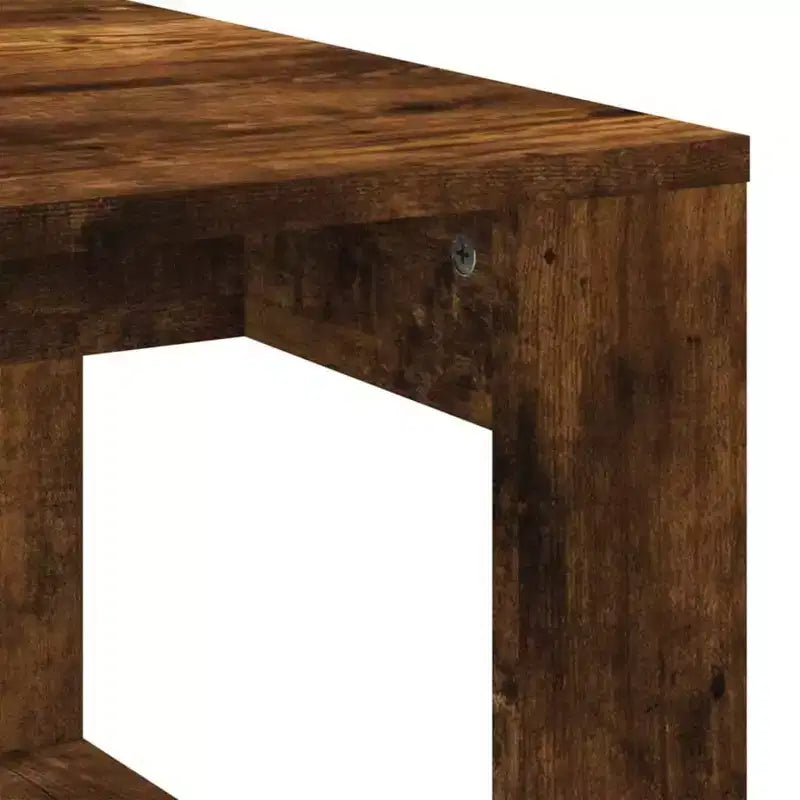 Tavolino da Salotto Moderno Medio in Legno Composito Bianco