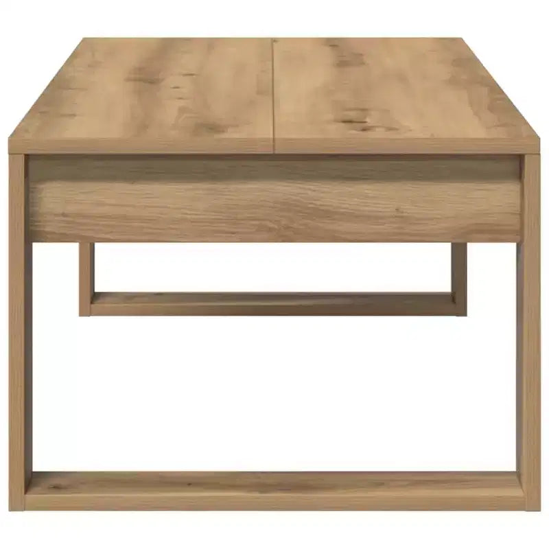 Tavolino da Salotto Moderno Medio in Legno Composito Bianco