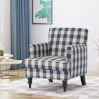 Poltrona chesterfield Harrison, schienale capitonné e rivestimento morbido, per soggiorno o camera da letto