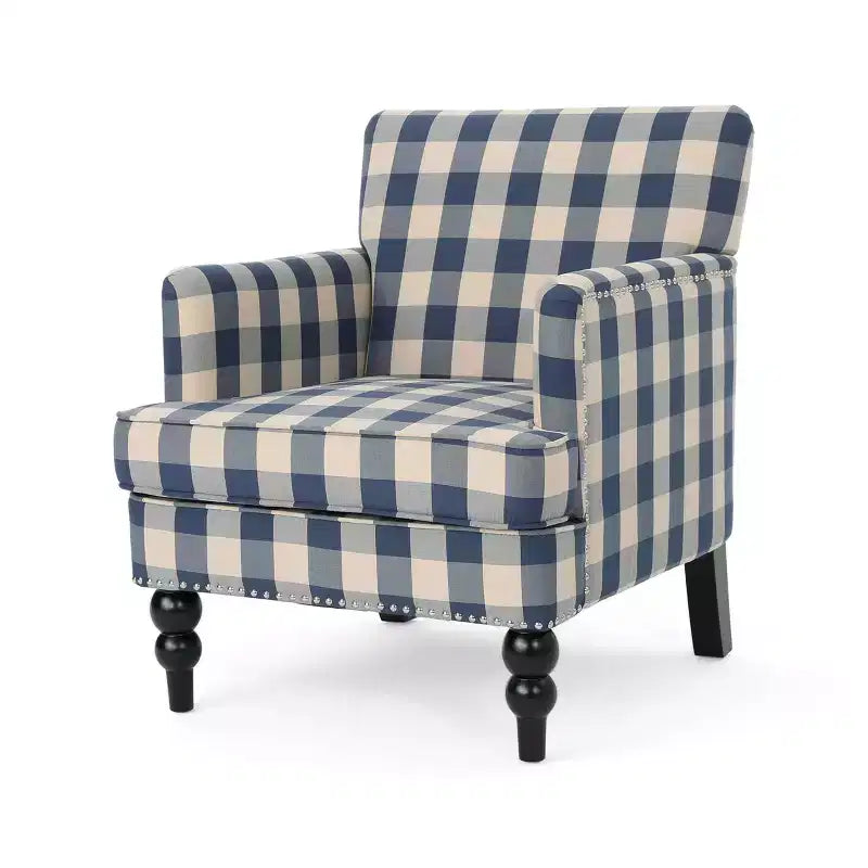 Poltrona chesterfield Harrison, schienale capitonné e rivestimento morbido, per soggiorno o camera da letto