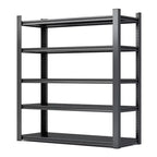 VIYET 72H 5-Tier Heavy-Duty Metal Storage Shelves - 2000LBS Total, 47.2W23.6D Extra-Spacious Adjustable, for Garage/Kitchen/Gym/Warehouse