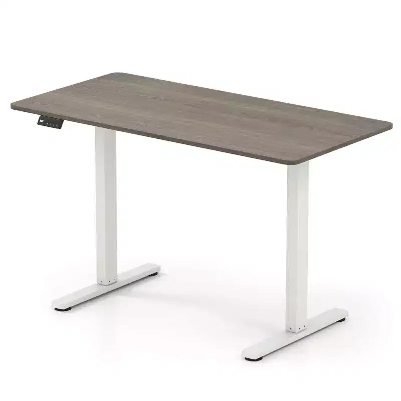 Scrivania Elettrica Regolabile 48" x 24" con Display LED e 2 Memorie di Altezza per Casa