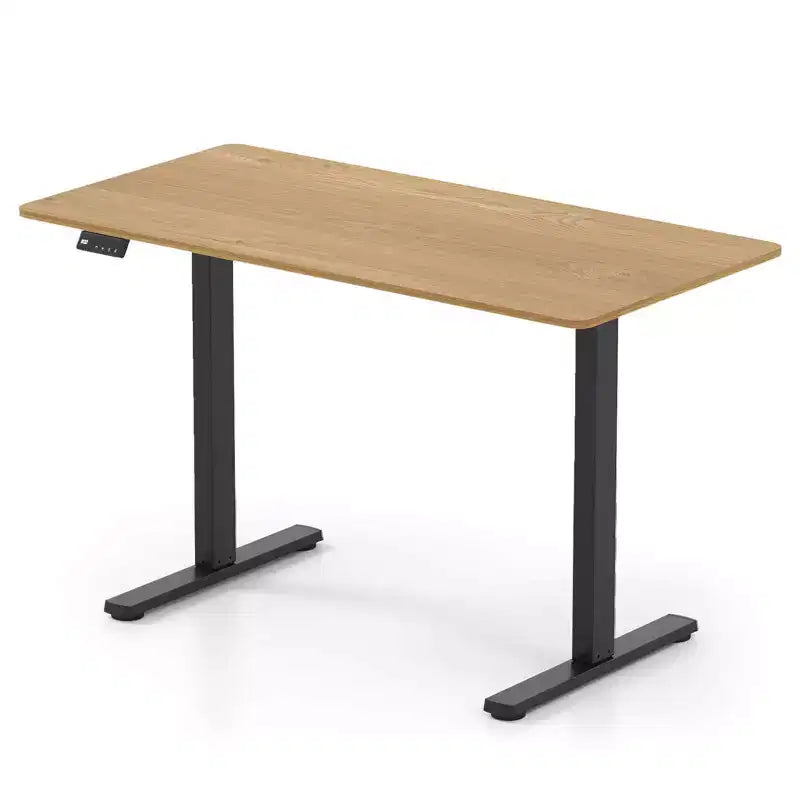 Scrivania Elettrica Regolabile 48" x 24" con Display LED e 2 Memorie di Altezza per Casa