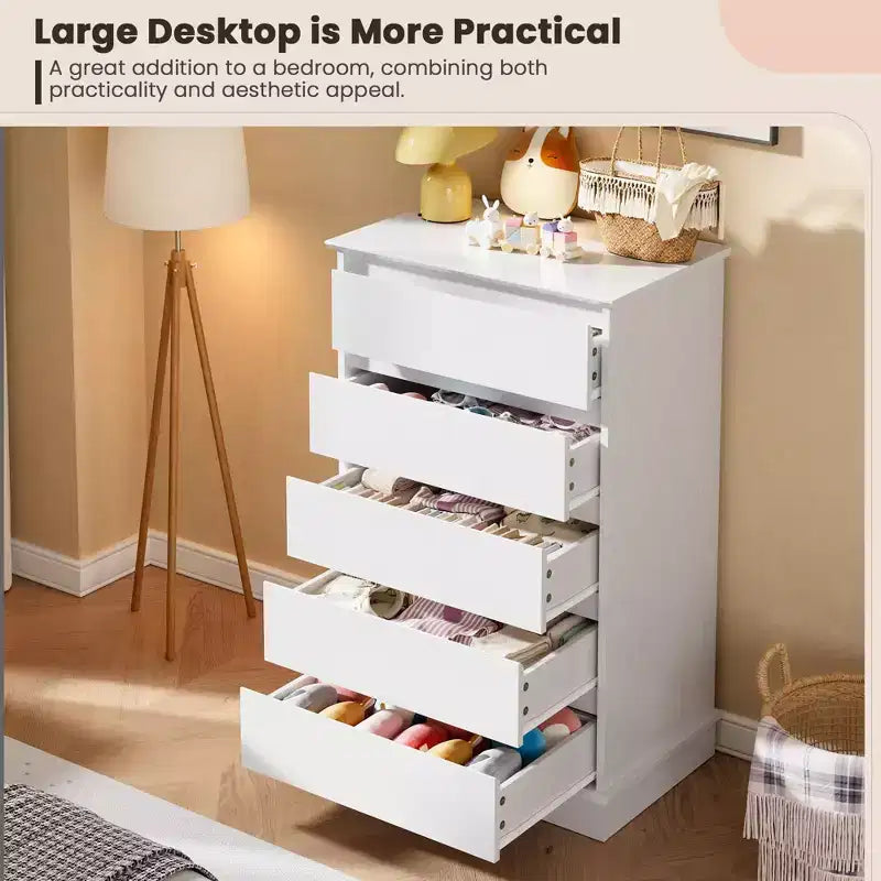 Cassettiera per Camera da Letto, Comodino con Cassetti in Legno, Mobile TV con Due Cassetti, Organizzatore per Vestiti per Armadio, Corridoio, Camera da Letto,