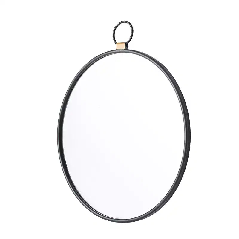Specchio da Parete Rettangolare 24 x 27 Pollici con Cornice Nera