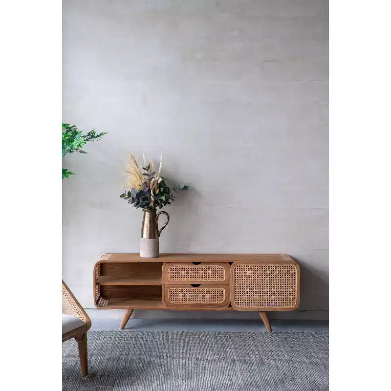 Mobile contenitore in legno di teak 59x15x20