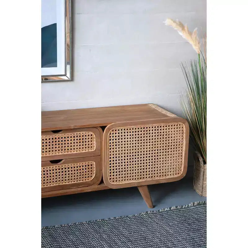 Mobile contenitore in legno di teak 59x15x20