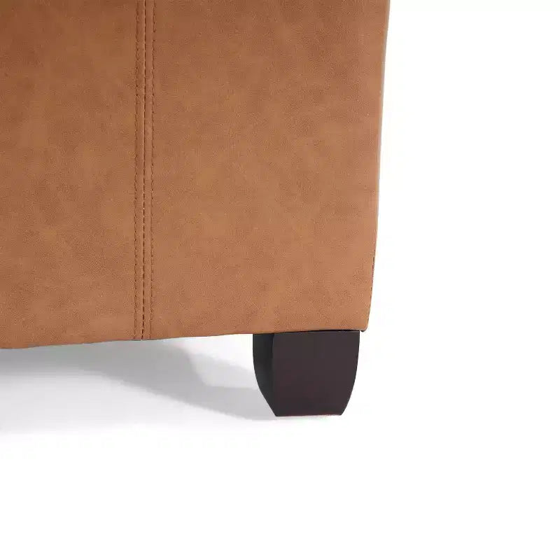 Pouf Contenitore Quadrato TUYOHW, Panca da Ingresso con Cuscino Raffinato, Panca Contenitore per Soggiorno, Camera da Letto