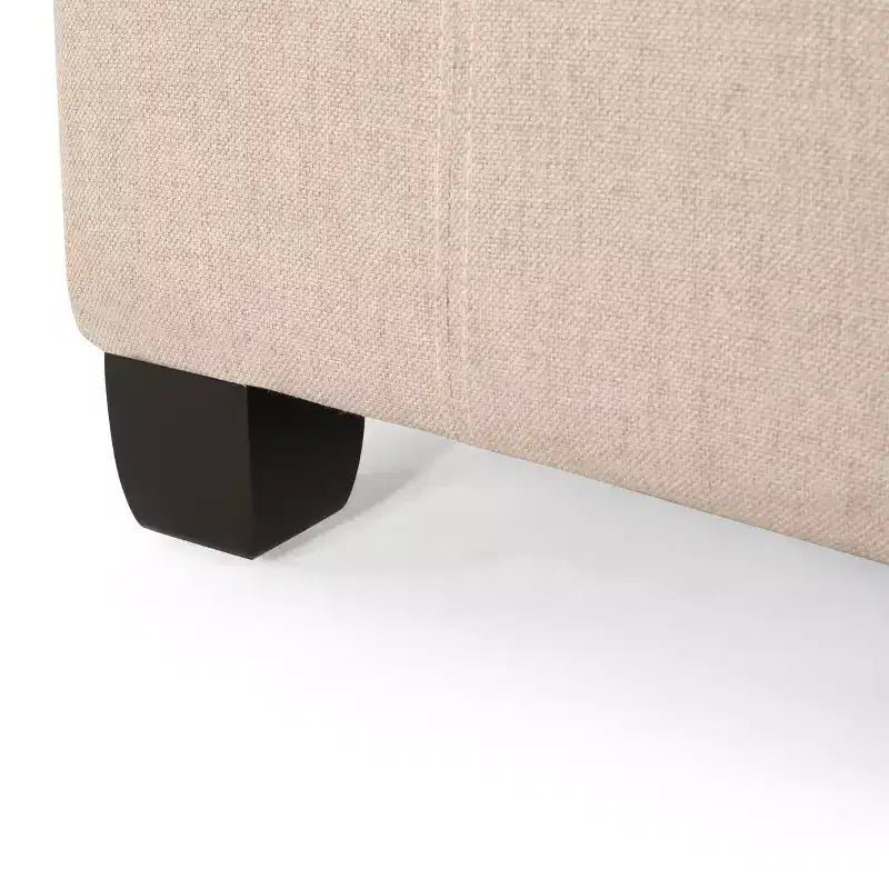 Pouf Contenitore Quadrato TUYOHW, Panca da Ingresso con Cuscino Raffinato, Panca Contenitore per Soggiorno, Camera da Letto