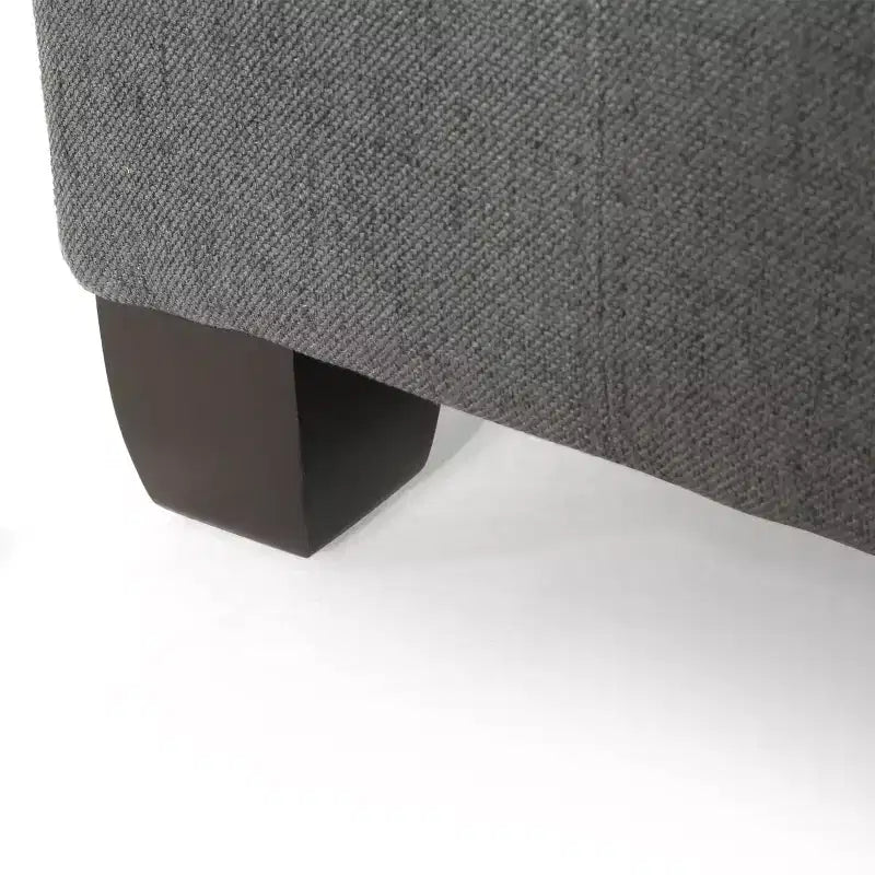 Pouf Contenitore Quadrato TUYOHW, Panca da Ingresso con Cuscino Raffinato, Panca Contenitore per Soggiorno, Camera da Letto