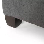Pouf Contenitore Quadrato TUYOHW, Panca da Ingresso con Cuscino Raffinato, Panca Contenitore per Soggiorno, Camera da Letto